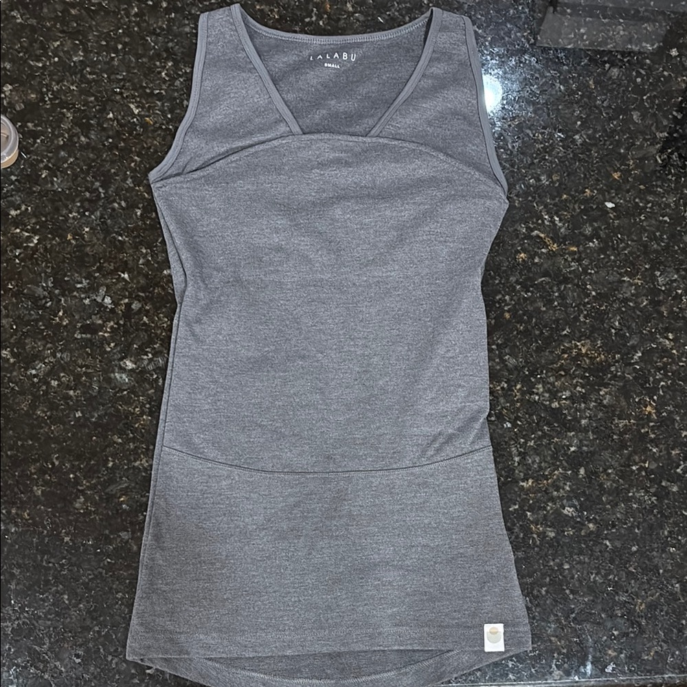 Nursing Gray Sleeveless Top-Lalabu
